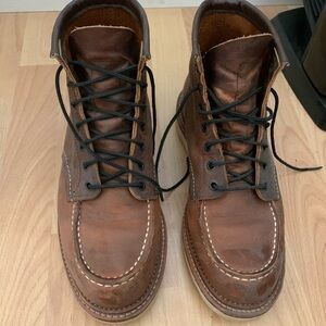 Brown Leather Work Boots